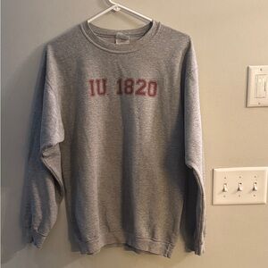 Port and Company Gray Crewneck Sweatshirt IU 1820